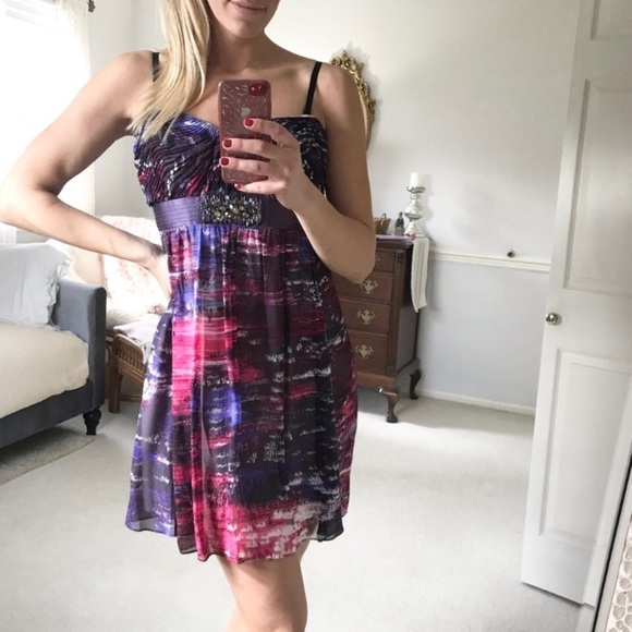 BCBG Max Azria Azaeleacom Cocktail Dress size 10 (fits like 6) - Picture 1 of 12